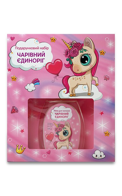 LUCKY DAY BABY-Подарочный набор Волшебный Единорог: пенка для купания + перчатка банная-9210000054762