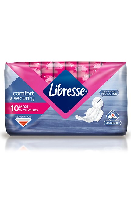 LIBRESSE-Гігієнічні прокладки Libresse Maxi Normal, 10 шт.-7310790088137