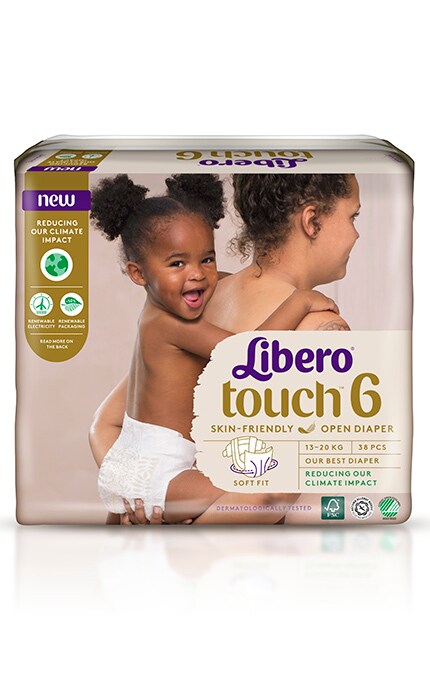 LIBERO TOUCH-Підгузки Libero Touch, 13-20 кг, розмір 6, 38 шт.-7322541071039