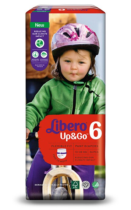 LIBERO UP and GO-Підгузки-трусики Libero Up & Go, 13-20 кг, розмір 6, 36 шт-7322541090344