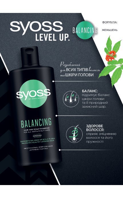 SYOSS-ШАМПУНЬ BALANCING-9000101286595