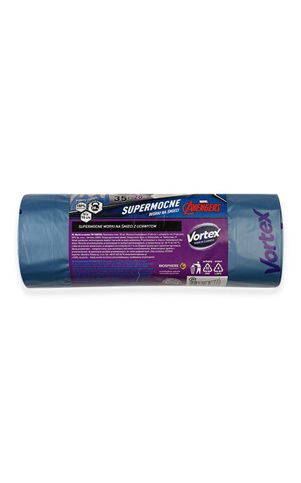 VORTEX-Пакет для мусора Vortex с ручками Капитан Америка 35л-4823071646337
