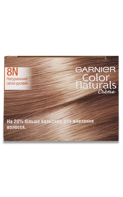 COLOR NATURALS-Крем-фарба для волосся стійка Garnier Color Naturals відтінок 8N Світло-русявий 1 шт-3600542404679
