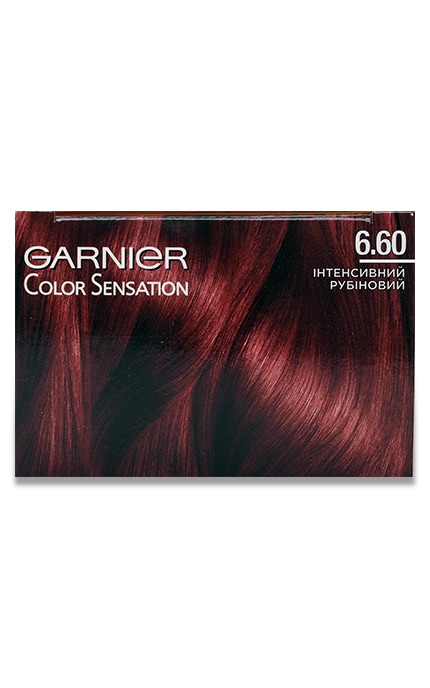 COLOR SENSATION-Устойчивая крем-краска для волос Garnier Color Sensation оттенок 6.60 Интенсивный рубиновый 1 шт-3600542404792