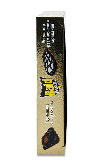 RAID-Приманка для тараканов Raid Max 4+1 с регулятором размножения -4823002001051