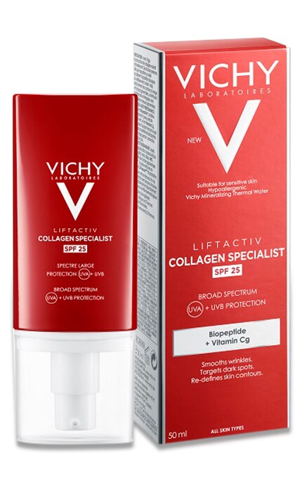 VICHY-Антивозрастной крем-уход Vichy LiftActiv Collagen Specialist для коррекции морщин и контура лица с SPF25 -3337875687096