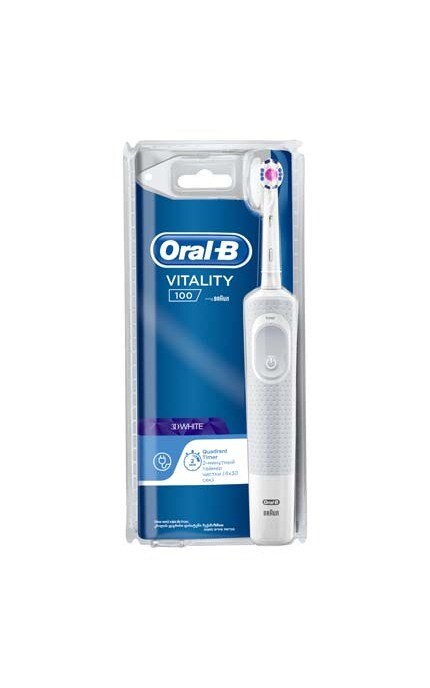 ORAL-B-Електрична зубна щітка Oral-B Vitality 100 Біла-4210201262756