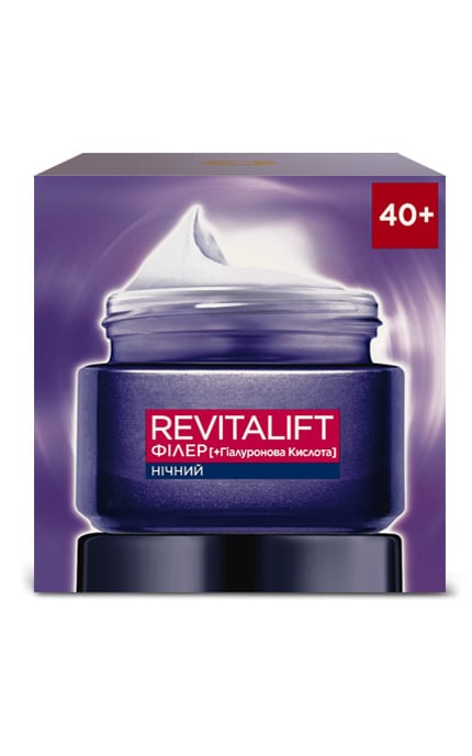 SKIN EXPERT-Крем для обличчя нічний L'Oreal Revitalift Filler 50 мл-3600524000325
