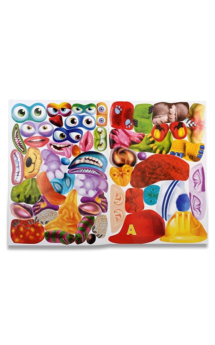 ВИВАТ-Книга для детей Умные наклейки Сделай своего монстрика 3+ 70 наклейок 1 шт-9789669424334