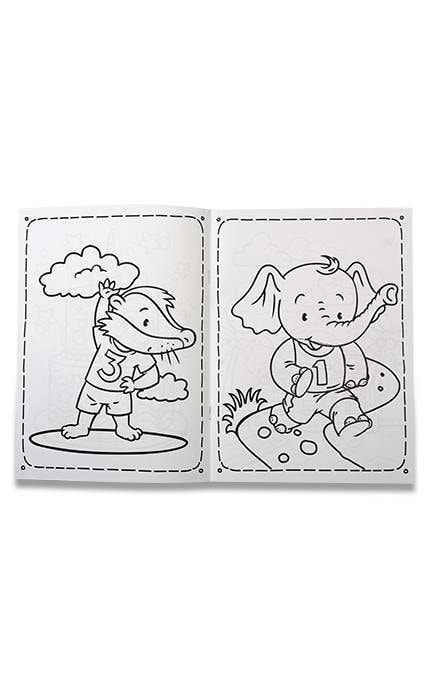 ВИВАТ-Розмальовка Кумедні малюки для дітей 3+ 1 шт-9786177269006