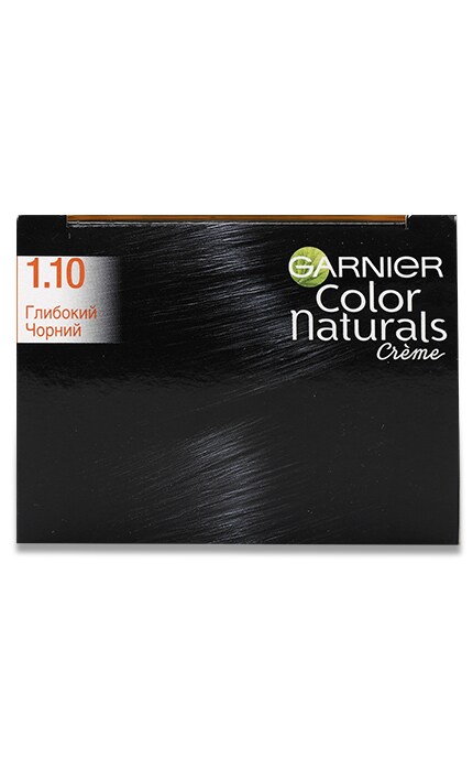 COLOR NATURALS-Крем-краска для волос Garnier Color Naturals Интенсивное питание, тон 1.10 Глубокий черный, 112 мл 1 шт-3600542425087