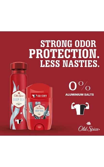 OLD SPICE-Дезодорант-спрей для тела Old Spice Deep Sea 150 мл-8001841282473