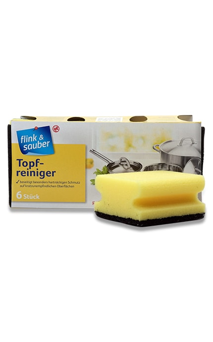 FLINK and SAUBER-Губка для посуду Flink&Sauber 6 шт-4305615392080