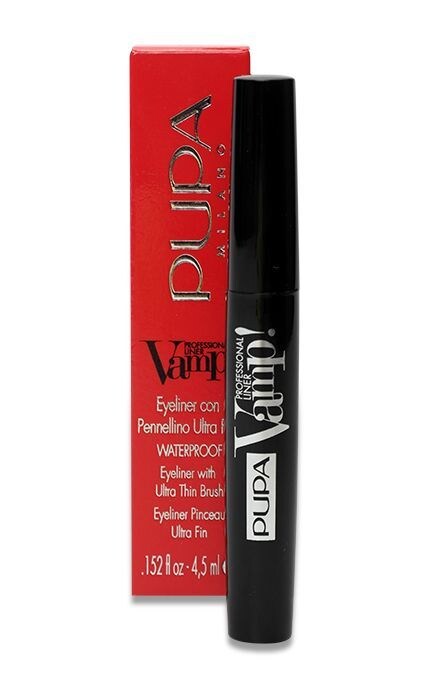 PUPA-Лайнер-подводка для глаз Pupa Vamp! Proffesional Liner, тон 100, 4,5 мл-8011607206018
