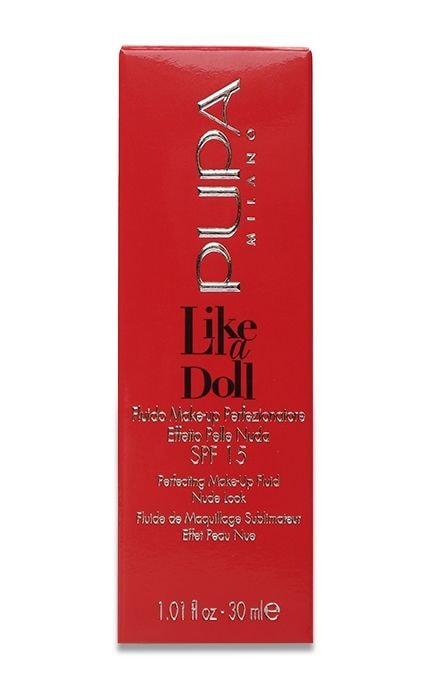 PUPA-Тональная основа для лица Pupa Like A Doll Fluid жидкая, тон 030, 30 мл-8011607222414