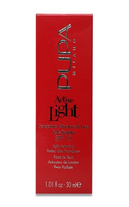 PUPA-Тональна основа для обличчя Pupa Active Light, тон 020, 30 мл-8011607189090