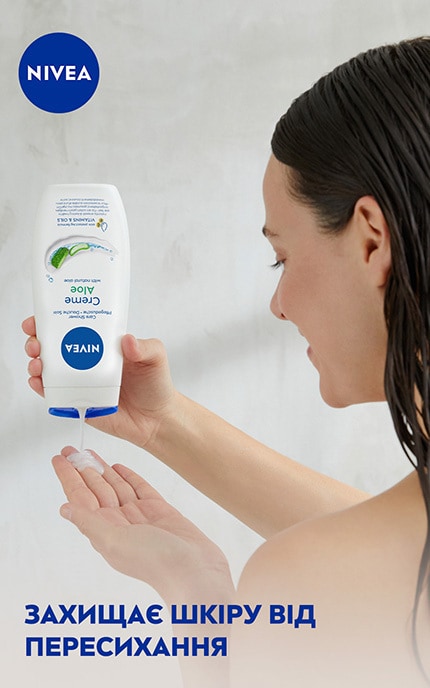 NIVEA-Гель-догляд для душу Nivea Крем та Алое, 250 мл-9005800317045