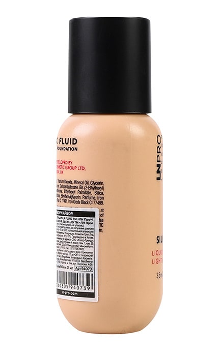 LN PROFESSIONAL-Основа тональная для лица LN Professional Silk Fluid №102 Айвори 35 мл-810134217874