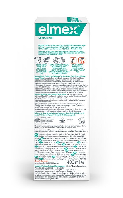 ELMEX-Ополаскиватель для полости рта Elmex Sensitive Plus 400 мл-7610108065370