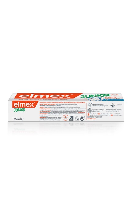 ELMEX-Зубная паста Elmex Junior для детей 6-12 лет, от кариеса 75 мл-4007965560606