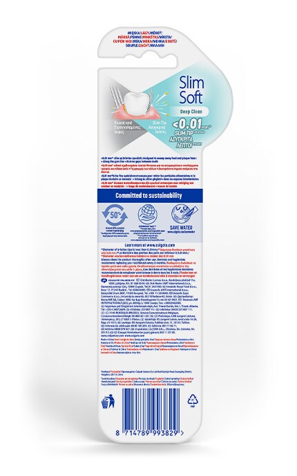 COLGATE-Зубная щетка Colgate Slim Soft Deep Clean 2 шт-8714789993829