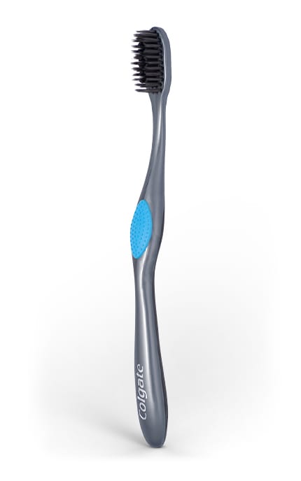 COLGATE-Зубная щетка Colgate 360º Древесный уголь многофункциональная средней жесткости 1 шт-8718951033856