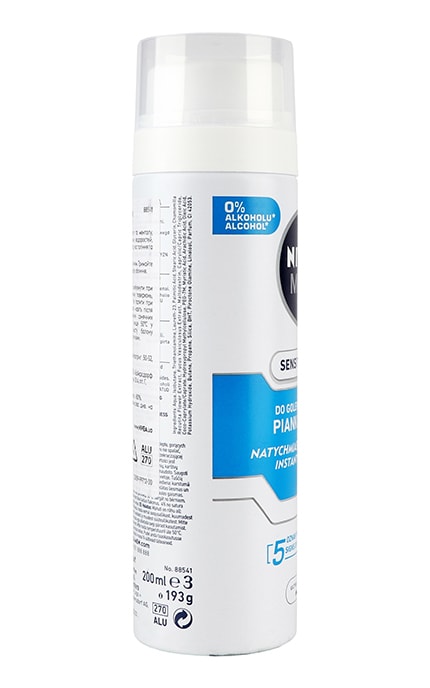NIVEA-Піна для гоління охолоджуюча Nivea Men для чутливої шкіри 200 мл-5900017045122