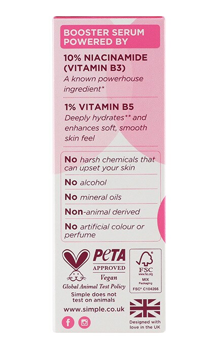 SIMPLE-Сыворотка для лица Simple Vitamin B3 Niacinamide 30 мл-8720181157134