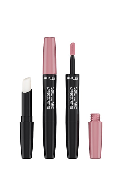 RIMMEL-Помада рідка + бальзам для губ Rimmel Lasting Provocalips 2в1 220 Come Up Roses 2,2 мл-3616302737864