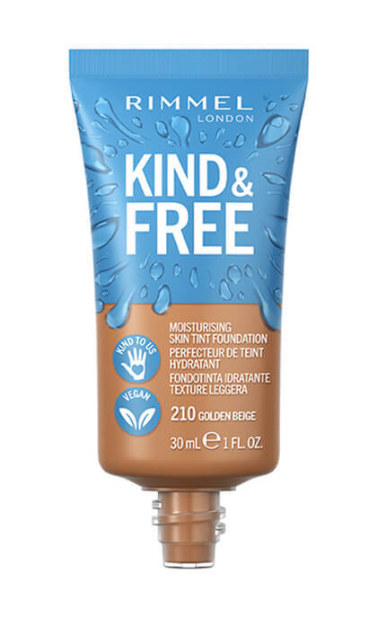 RIMMEL-Тональная основа-тинт Rimmel Kind&Free 210 Golden Beige 30 мл-3616302990184