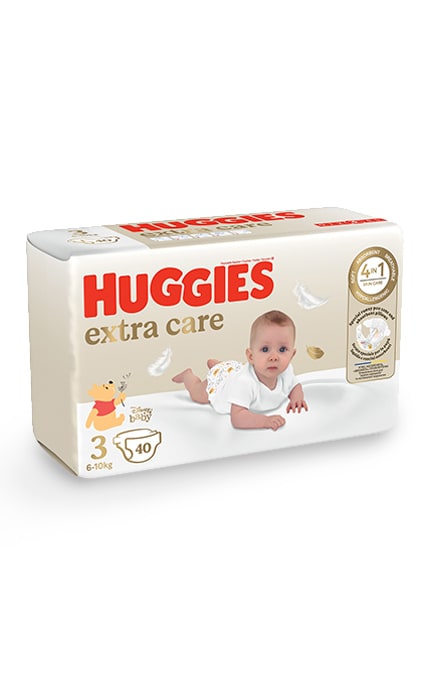 HUGGIES-Подгузники детские Huggies Extra Care размер 3 6-10 кг 40 шт-5029053574400