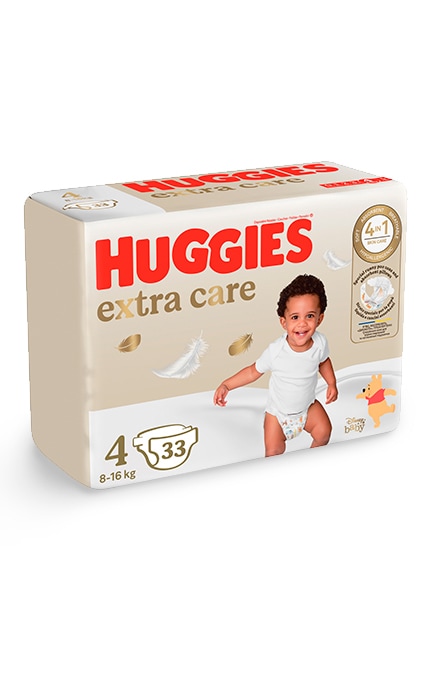 HUGGIES-Підгузки дитячі Huggies Extra Care розмір 4 8-16 кг 33 шт-5029053583143