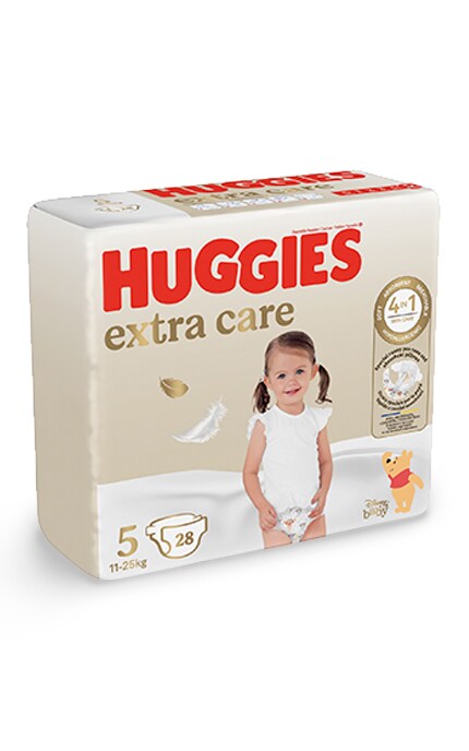 HUGGIES-Підгузки дитячі Huggies Extra Care розмір 5 11-25 кг 28 шт-5029053583150
