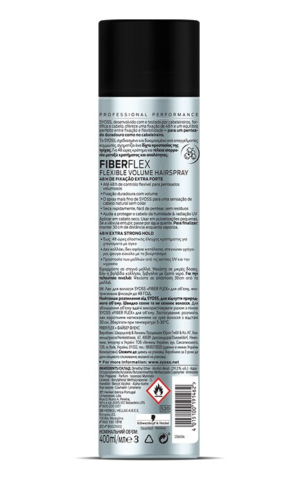 SYOSS-Лак для волосся Syoss Fiber Flex для об'єму екстрасильна фіксація 400 мл-4015100191462