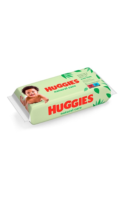 HUGGIES-Влажные салфетки детские Huggies Natural Care 56 шт-5029053550152