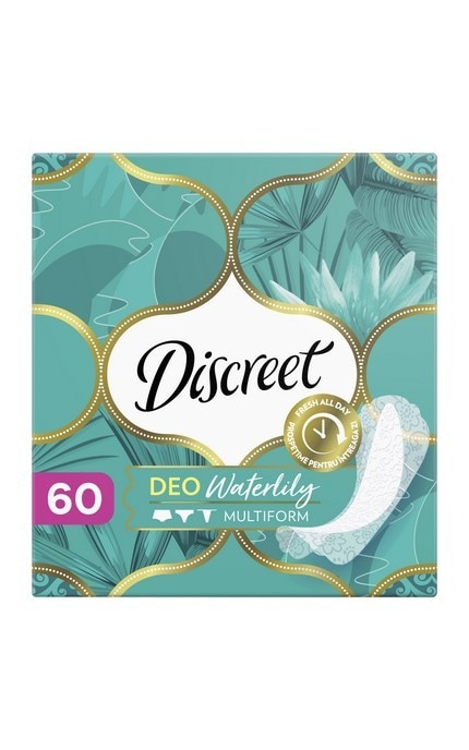 DISCREET-Ежедневные Прокладки Discreet Waterlilly 60 шт-8700216152983