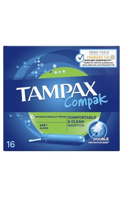 TAMPAX-Тампони Tampax Compak Super з аплікатором 16 шт-4015400219743