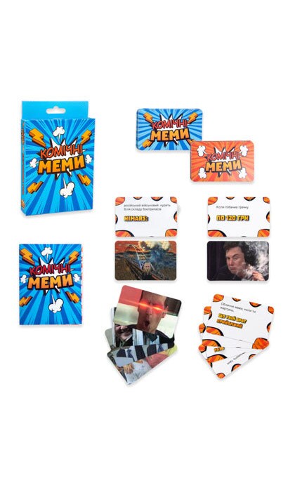 STRATEG-Настільна гра Strateg Комічні Меми українською мовою-4823113826826