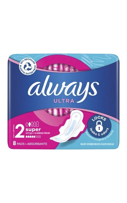 ALWAYS-Гигиенические прокладки Always Ultra Super (Размер 2) 8 шт-4015400759119