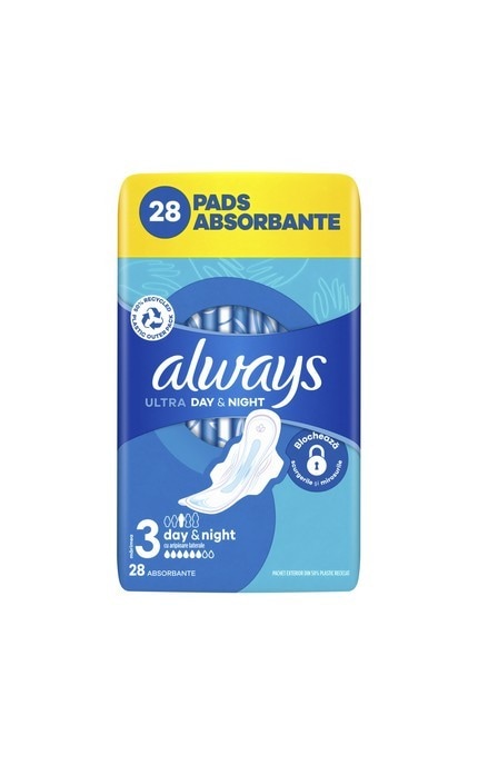 ALWAYS-Гигиенические прокладки Always Ultra Day&Night (Размер 3) 28 шт-8700216861182