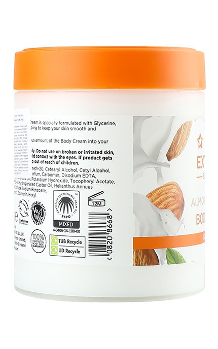 EXTRACTS-Крем для тела Superdrug Extracts Softening Almond&Oat milk 475 мл-8208668