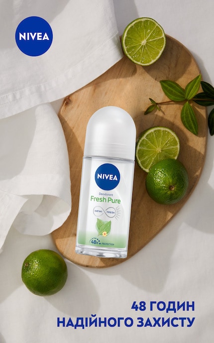 NIVEA-Дезодорант шариковый женский Nivea Свежая чистота, 50 мл-4006000016917