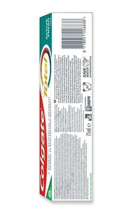 COLGATE-Зубна паста Colgate Total Active Freshness антибактеріальна багатофункціональна, 75 мл-8718951226838