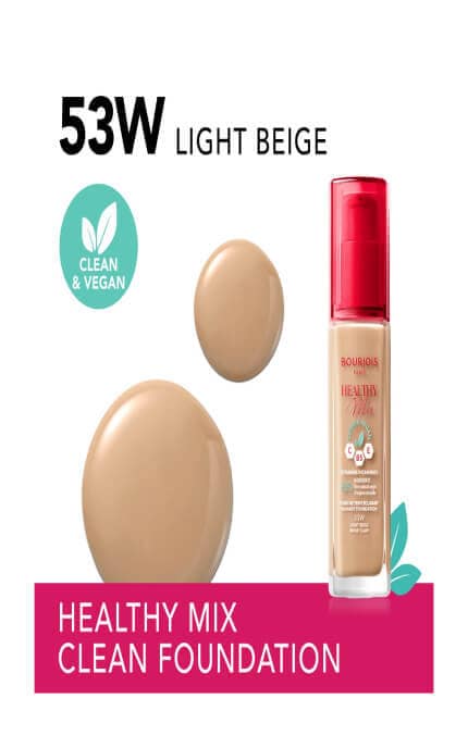 BOURJOIS-Тональная основа Bourjois Healthy Mix (53) Light Beige-3616303397364
