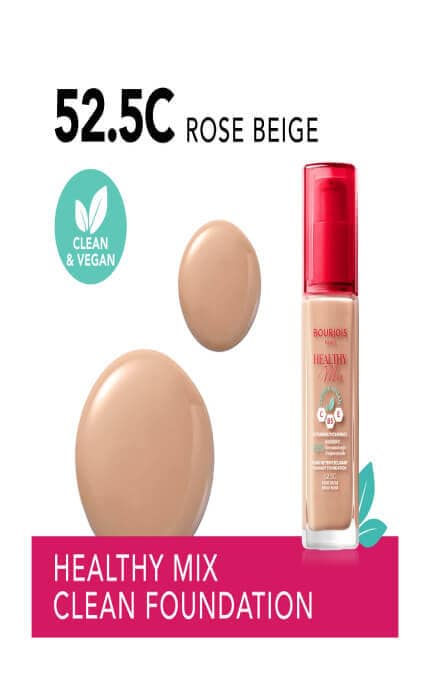 BOURJOIS-Тональна основа Bourjois Healthy Mix (52.5) Rose Beige-3616303397197