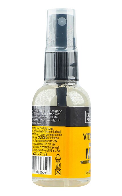BEAUTY FORMULAS-Спрей-мист для лица Beauty Formulas Vitamin E 50 мл-5012251013659