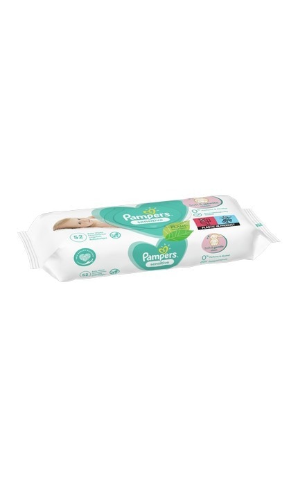 PAMPERS-Cерветки Pampers Sensitive 52 шт-8001841041391