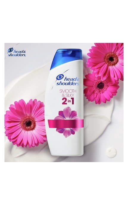 HEAD and SHOULDERS-Шампунь против перхоти Head & Shoulders Гладкое и шелковистое 2-в-1, 330 мл-8700216304856