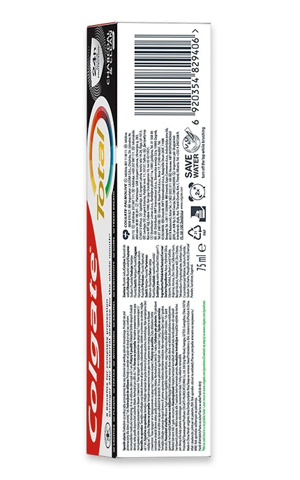 COLGATE-Зубна паста Colgate Total Charcoal антибактеріальна з активованим вугіллям 75 мл-6920354827952