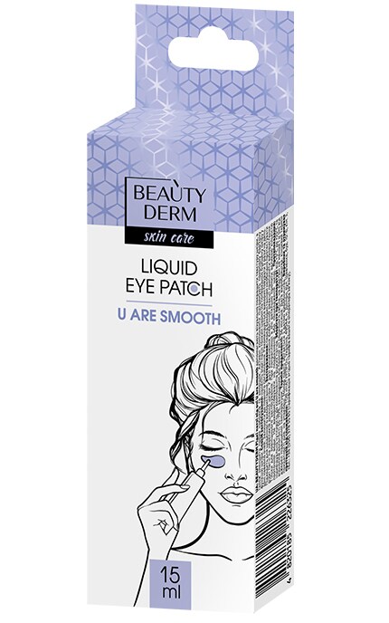 BEAUTYDERM-Жидкие патчи под глаза Beautyderm U are smooth 15 мл-4820185226325